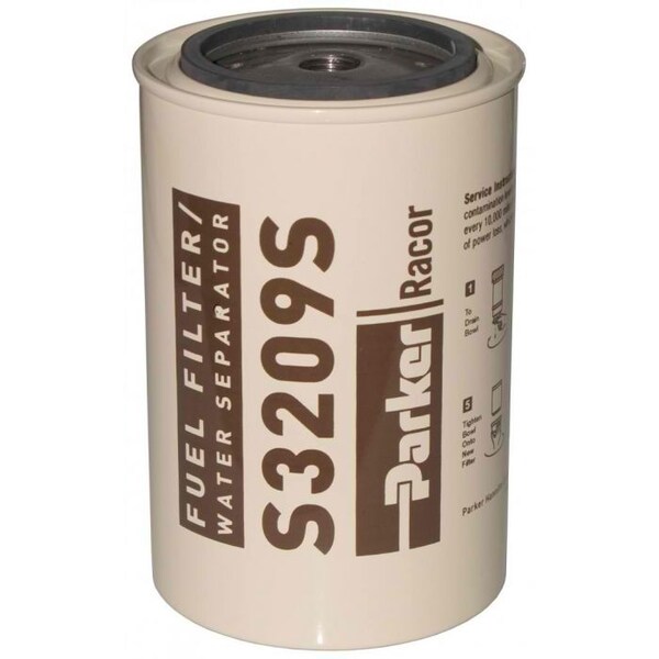 Racor Spin-On Elements, 3.63", S3209S